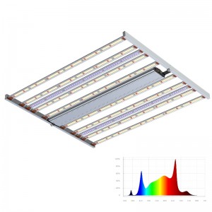 800W spectrum verstelbare extra UV+fr Bars Full Spectrum Horticultural Led Grow Light